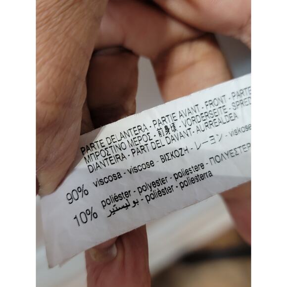 Zara Basic Hoodie Dress Womens Small Beige Black Short Sleeve Casual Streetwear - Picture 13 of 14